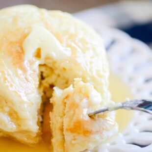 Melt in Your Mouth Buttermilk Pancakes + Buttermilk Syrup Recipe