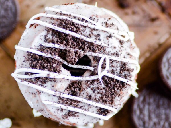 Cookies & Cream Baked Chocolate Donuts Recipe