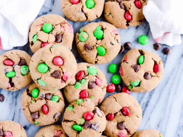 Soft Batch Gingerbread M&M Cookies Recipe