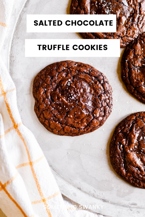 Chocolate Truffle Cookies Recipe Something Swanky Dessert Recipes