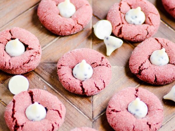 Red Velvet Cookies & Cream Kiss Cookies Recipe