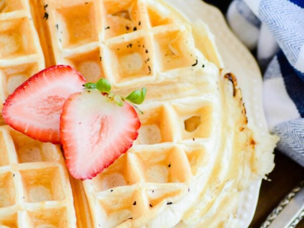 Soft & Fluffy Belgian Protein Waffles Recipe