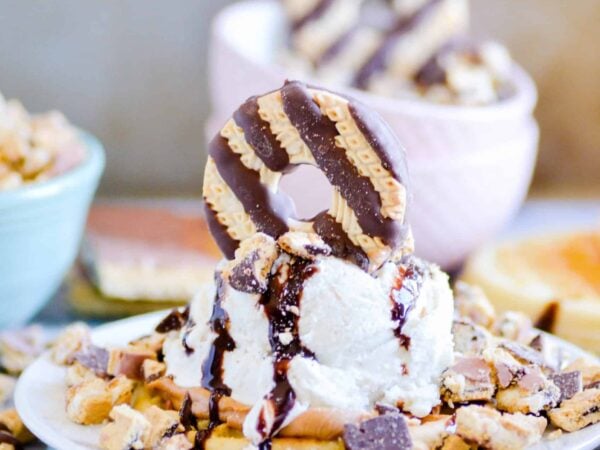 Chocolate Peanut Butter Waffle Ice Cream Blast Recipe