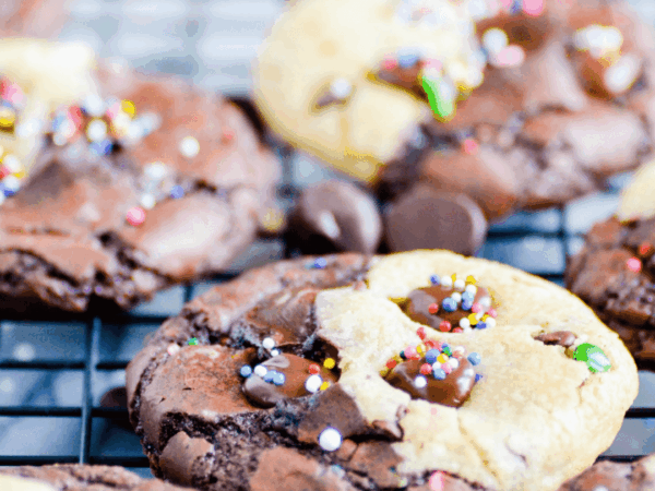 Birthday Brookie Cookies Recipe