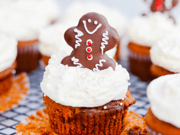 Pumpkin Gingerbread Cupcakes Recipe