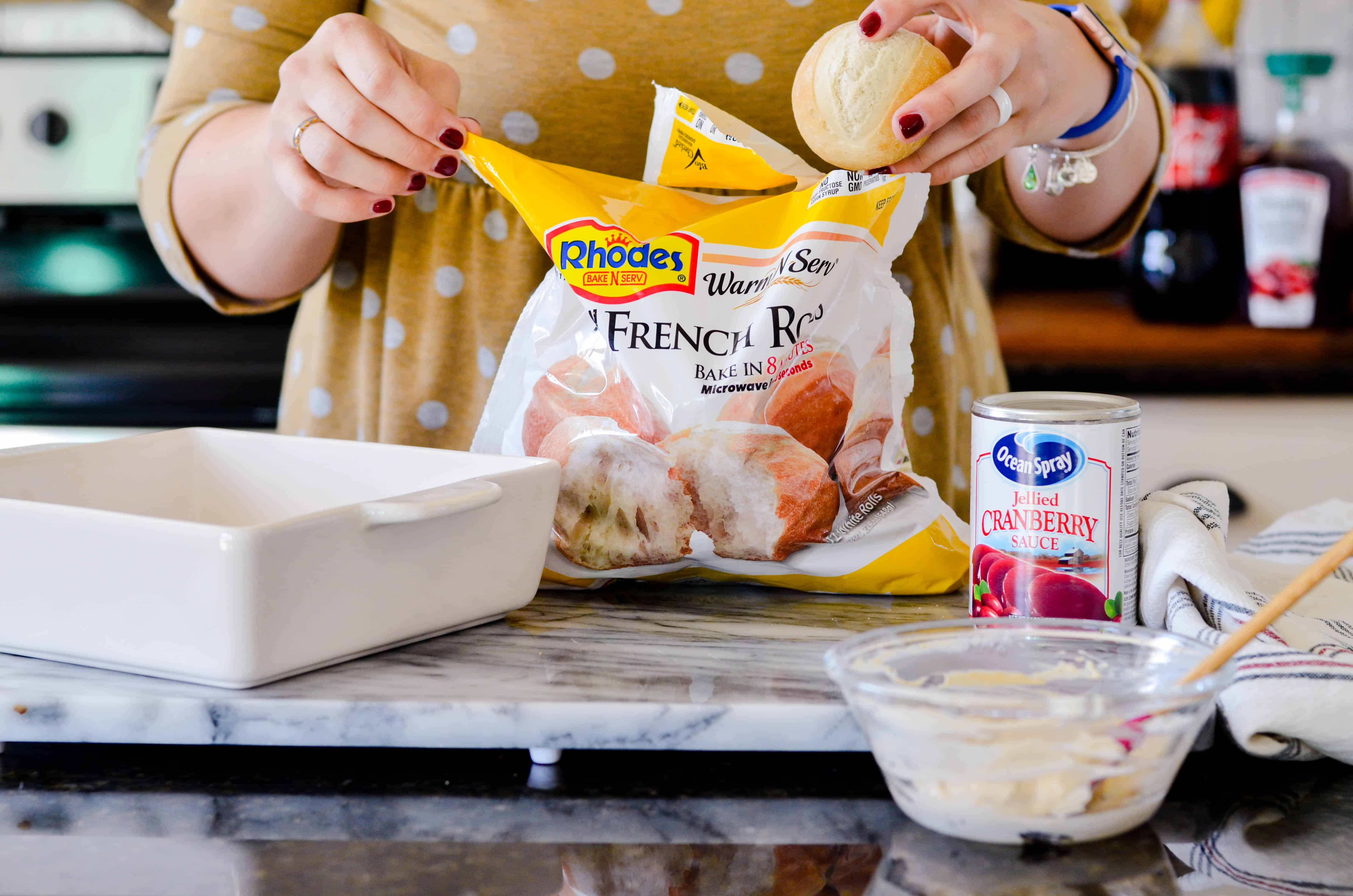 Cranberry Turkey Sliders with a Cajun Cream Cheese Spread