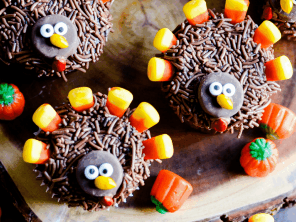 Turkey Thanksgiving Cupcakes Recipe