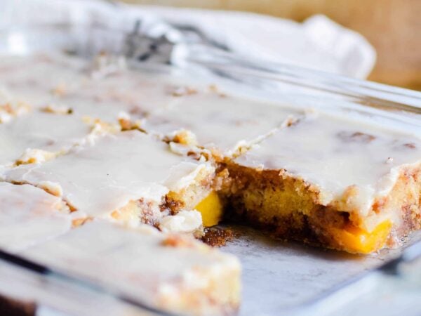 Cinnamon Peach Cake Recipe