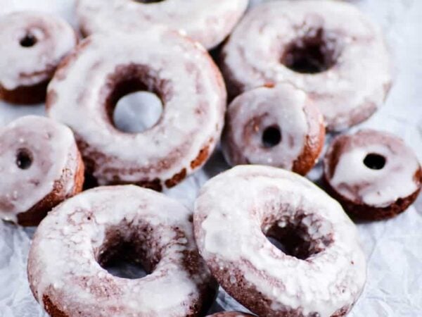 Devil’s Food Cake Baked Donuts Recipe