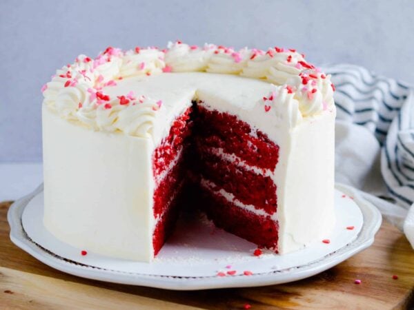 Red Velvet Cake with White Chocolate Frosting Recipe