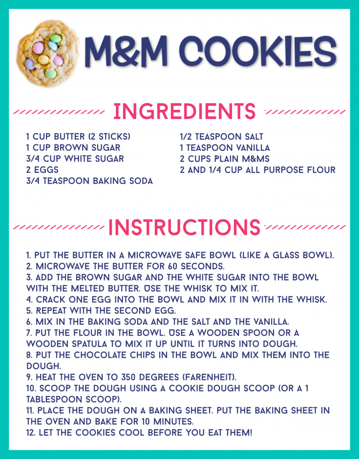 Easter M&amp;M Cookies Recipe - Something Swanky Desserts