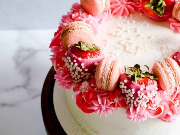 Vanilla Rose Cake Recipe