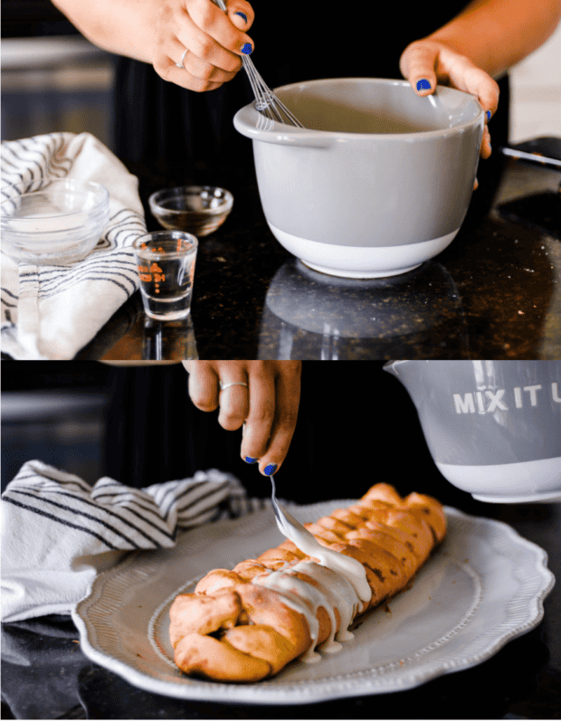 Mummy Cinnamon Roll Bread