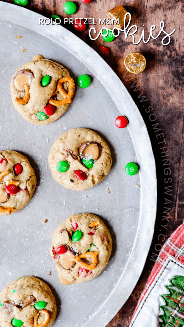 Rolo Pretzel M M Cookies Recipe Something Swanky