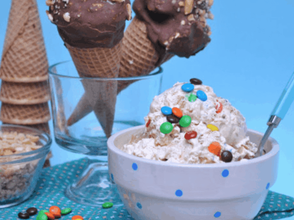 Monster Cookie Dough Ice Cream & Drumsticks