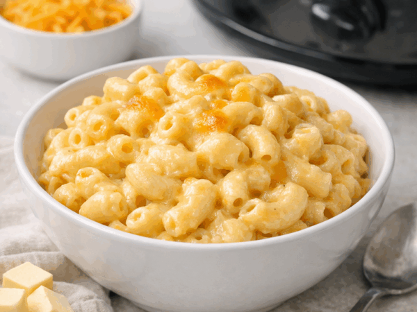 5 Ingredient Slow Cooker Mac and Cheese Crockpot