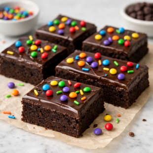This Copycat Cosmic Brownies Recipe is fudgy, dreamy & SO easy to make! Better than Little Debbie — you seriously have to try these! 🍫