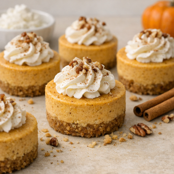 Mini Pumpkin Cheesecakes Recipe