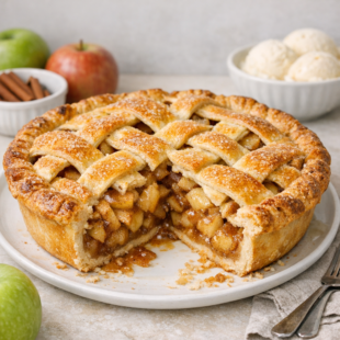 Paula Deen's Apple Pie is buttery, gooey, and SO dreamy! I'm sharing all my tips for the most delicious classic apple pie you'll ever make. 🍎
