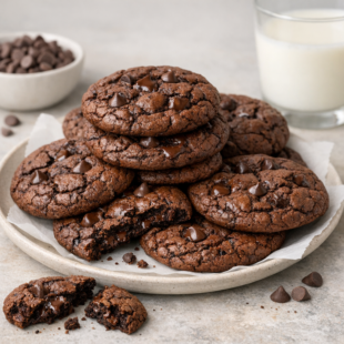 Fudgy centers, crackly tops, and SO easy — this brownie mix cookies recipe is the ultimate chocolate treat you'll make on repeat! 🍫