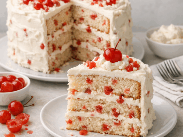 Cherry Chip Cake Recipe Made From Scratch