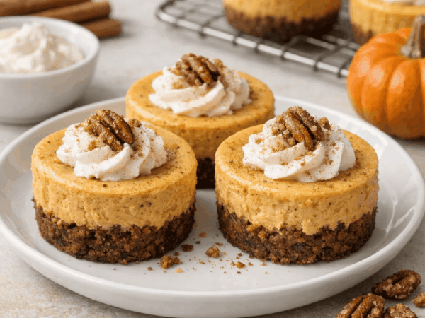 Mini Pumpkin Cheesecake Recipe: Easy No-Bake Spice Treat