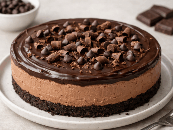 No Bake Chocolate Cheesecake: Best Easy Recipe
