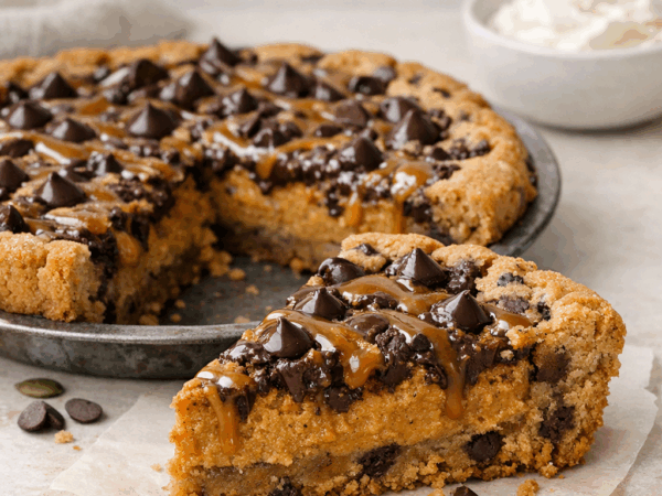 Pumpkin Cookie Pie Recipe With Chewy Chocolate Chip Cookies