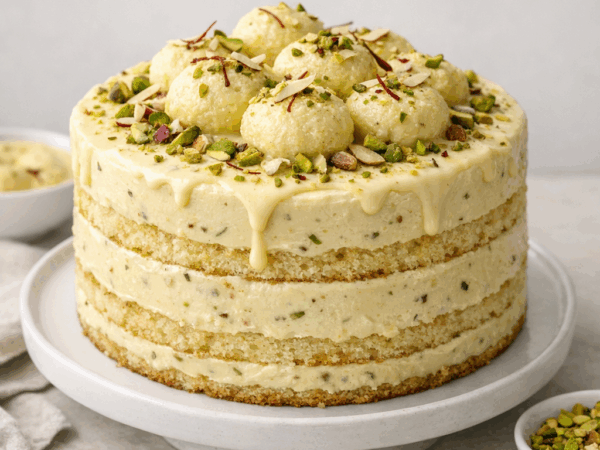 Rasmalai Cake Recipe: Eggless Ras Malai Tres Leches