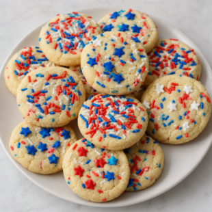 4th of July Cookies: Patriotic Sugar Pinwheel Treats