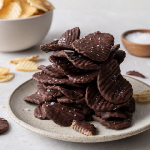 Obsessed with salty-sweet treats? These chocolate potato chip recipes are SO easy and crazy delicious. You have to make them! 🍫