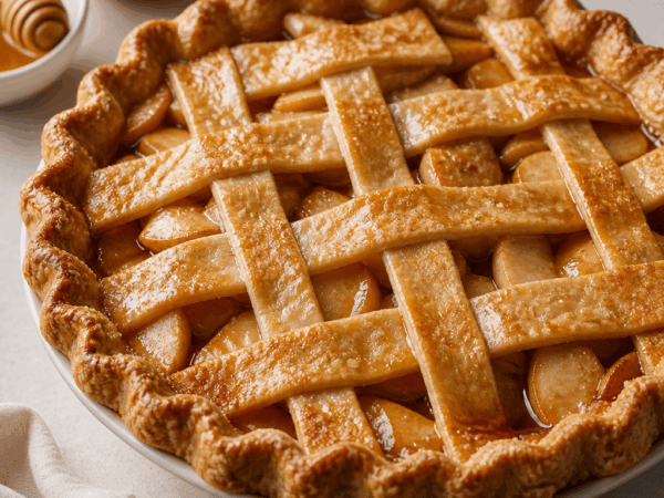 Honey Apple Pie Recipe With Caramelized Apples