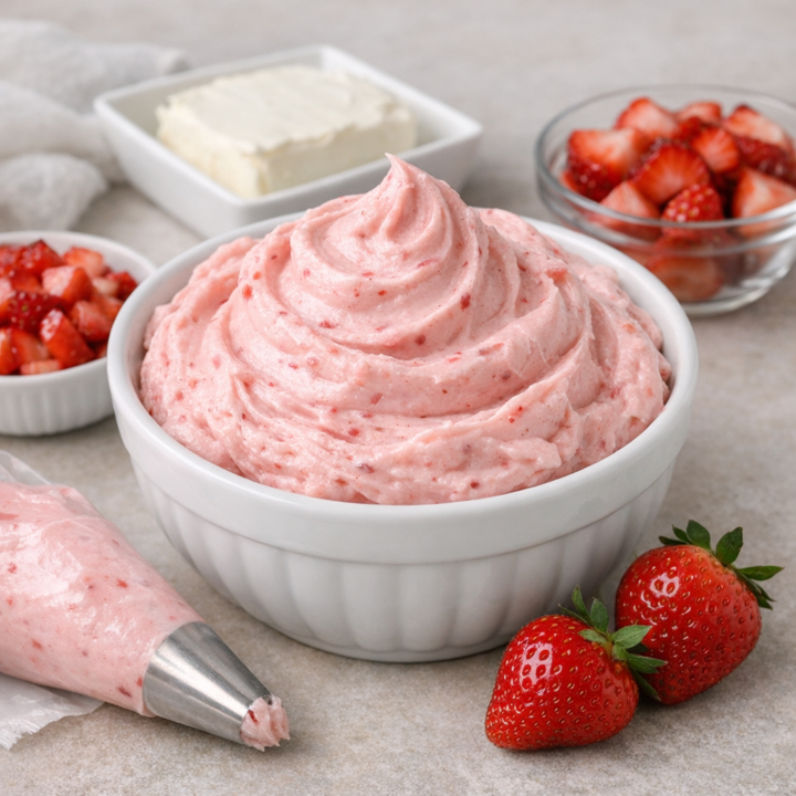 Strawberry Cream Cheese Frosting Recipe