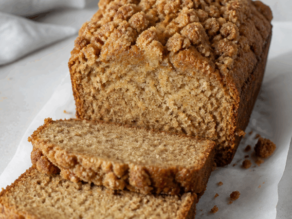 Brown Sugar Banana Streusel Bread With Topping Recipe