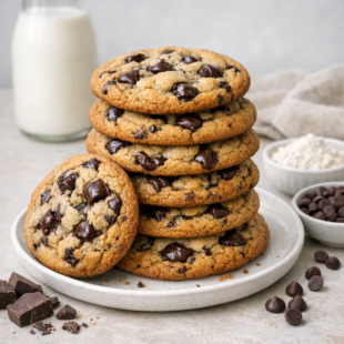 Craving the BEST chocolate chip cookies recipe? 🍪 These homemade Chips Ahoy copycats are crispy, buttery, and totally foolproof. You HAVE to make these!