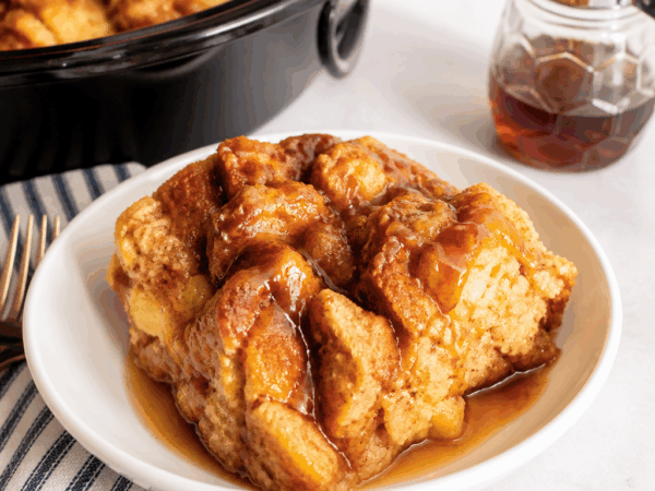 French Toast Casserole Crockpot Slow Cooker Recipe