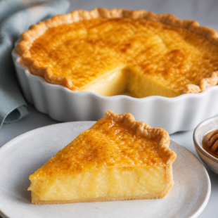 Honey Custard Pie Recipe With Salted High Notes