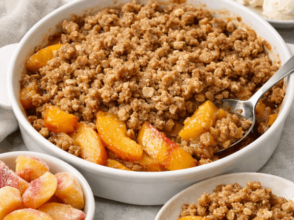 Peach Crisp With Frozen Peaches: Easy Fresh Recipe