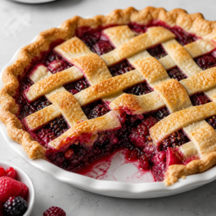 Razzleberry Pie Recipe: The Best Homemade Triple Berry Pie