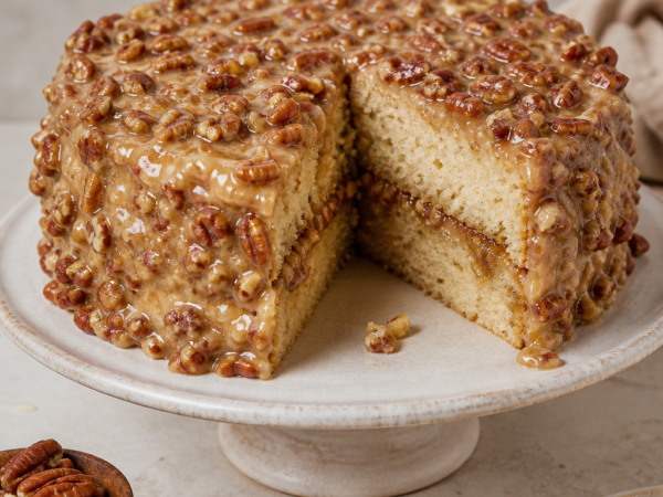 Southern Pecan Praline Cake Recipe With Butter