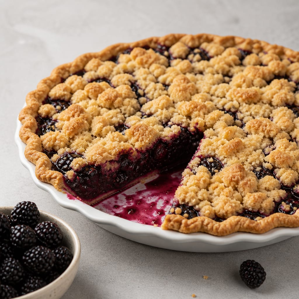 Blackberry Crumb Pie Recipe