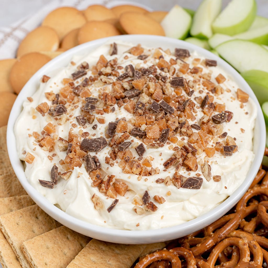 Cream Cheese Toffee Dip Recipe