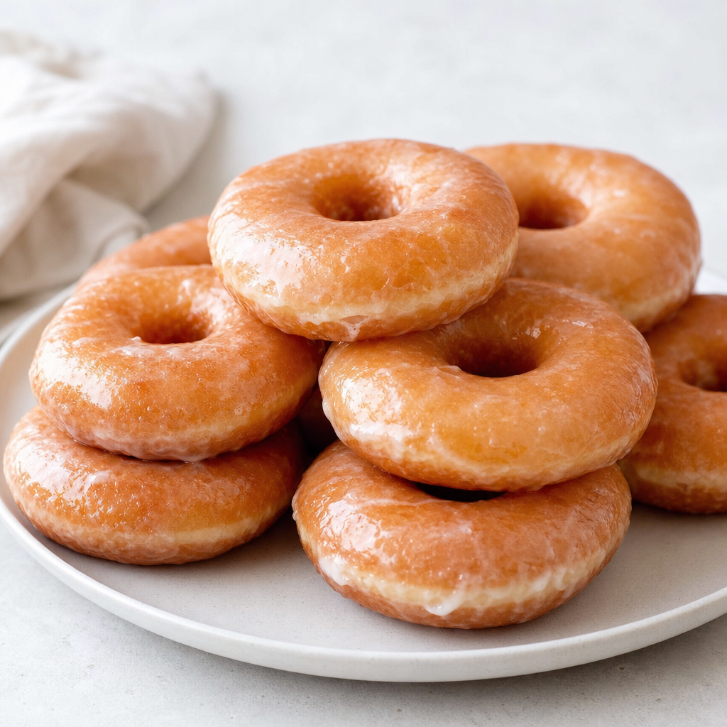 Homemade Glazed Doughnuts Recipe