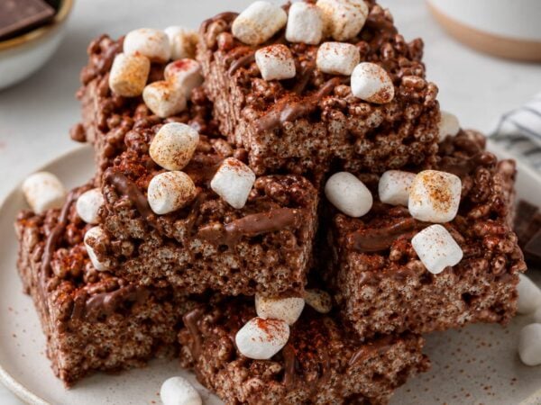 Mexican Hot Chocolate Rice Krispie Treats Recipe