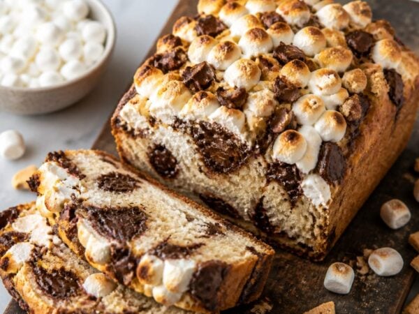 S’mores Bread Pudding Pull-Apart Recipe