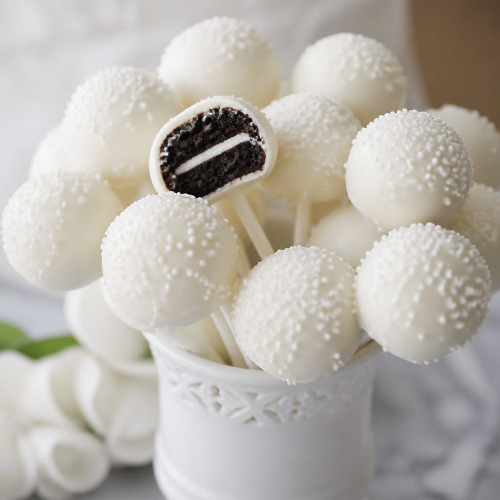 Wedding Oreo Pops Recipe