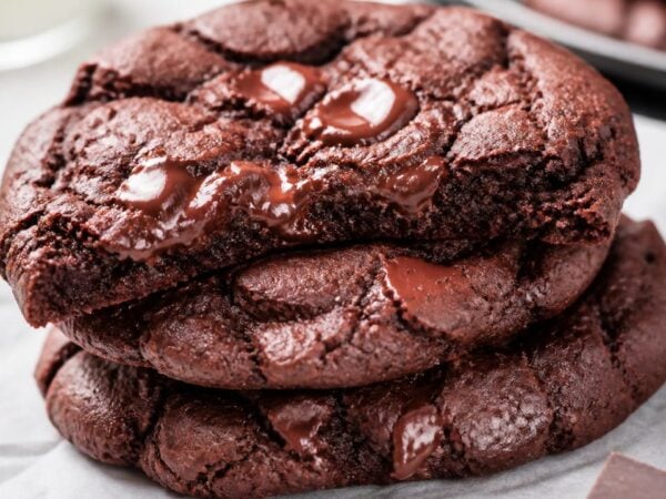 Double Chunk Chocolate Cookie Recipe for Chewy Cookies