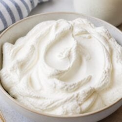 Ditch the store-bought tub! This homemade Cool Whip recipe is fluffy, creamy & SO easy to make. Your desserts will never be the same! 🍰
