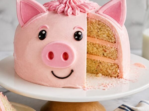Pig Cake Recipe with Mandarin Orange and Pineapple