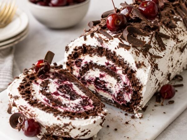 Black Forest Ice Cream Cake Roll: A Swiss Roll Recipe